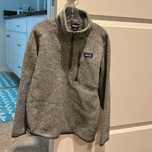 Boys Patagonia Better Sweater 1/4 Zip Fleece, Size Small (7/8)